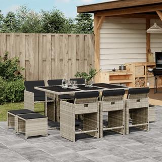 VidaXL Garten essgruppe poly-rattan  