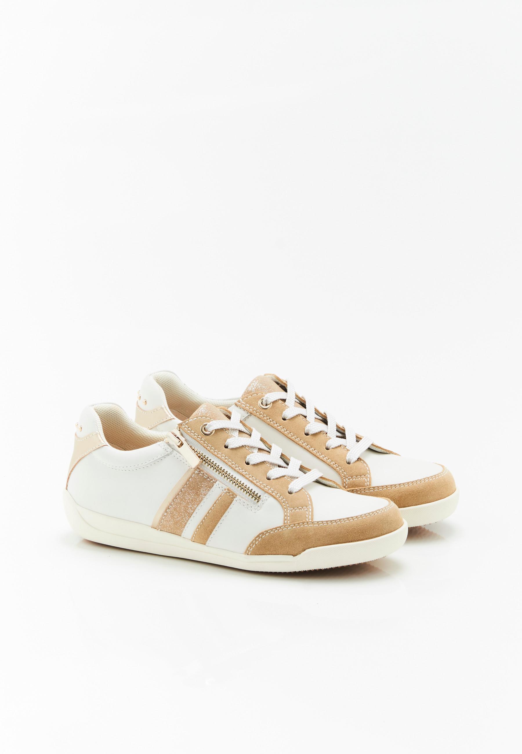 Image of Sneakers Mit Glänzenden Und Schillernden Details Amortyl Damen Weiss 39