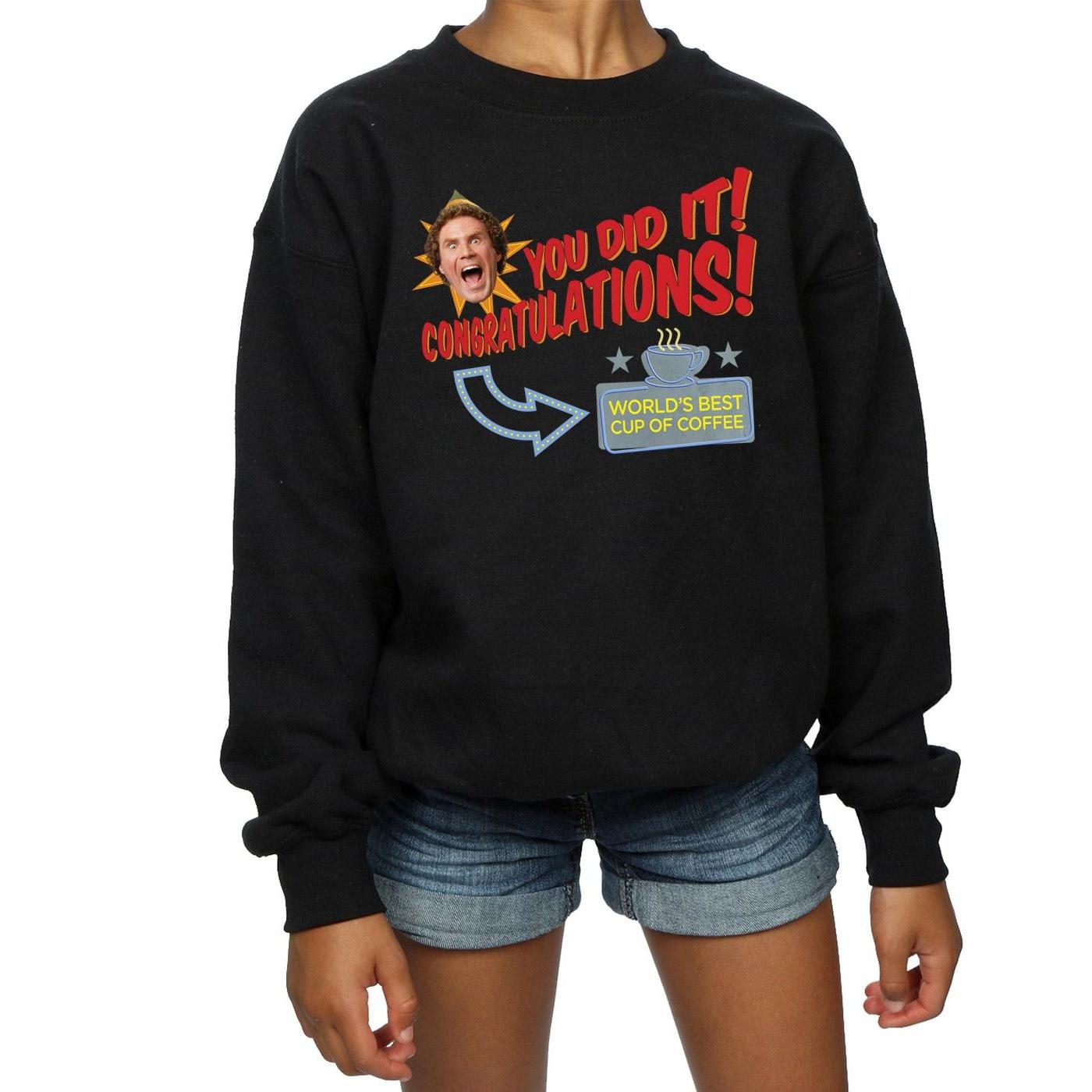 Elf  World's Best Coffee Sweatshirt 