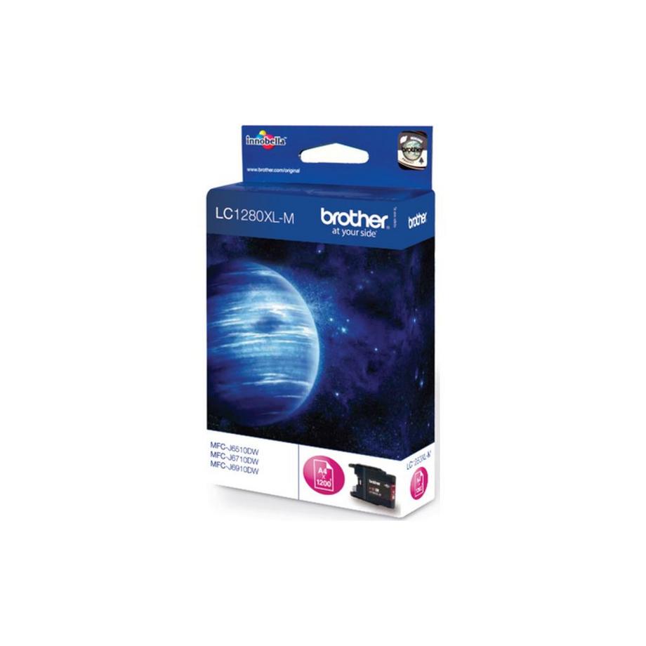 brother  BROTHER Tintenpatrone HY magenta LC-1280M MFC-J6510DW 1200 Seiten 