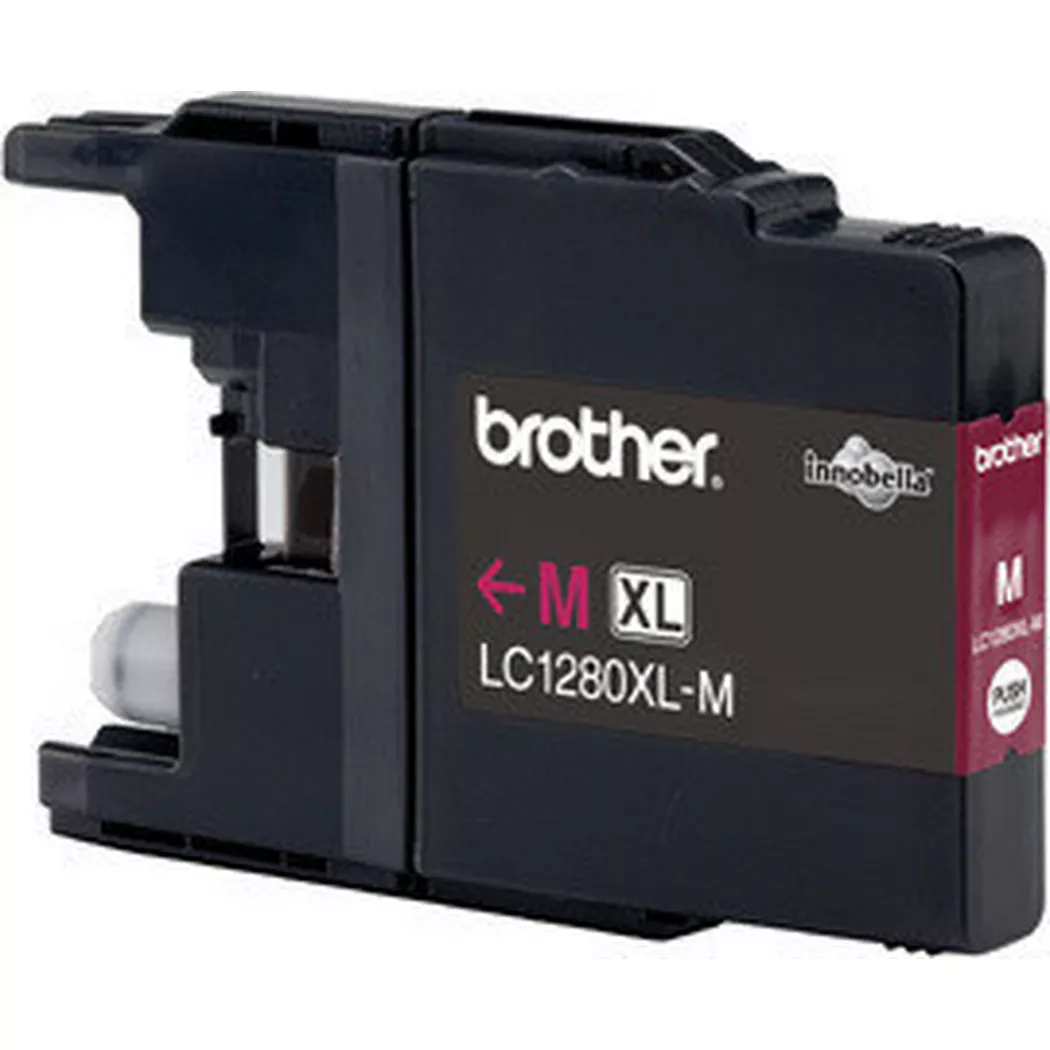 Brother – Tintenpatrone HY magenta LC-1280M MFC-J6510DW 1200 Seiten, Magenta, One Size