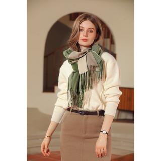 Only-bags.store Karierter Kaschmir-Look Oversized Schal  