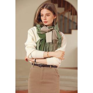 Only-bags.store Karierter Kaschmir-Look Oversized Schal  