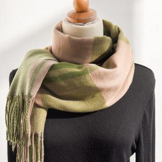 Only-bags.store Karierter Kaschmir-Look Oversized Schal  