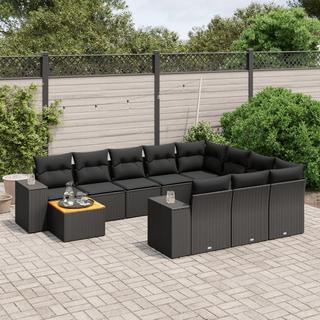 VidaXL set divano da giardino Polirattan  