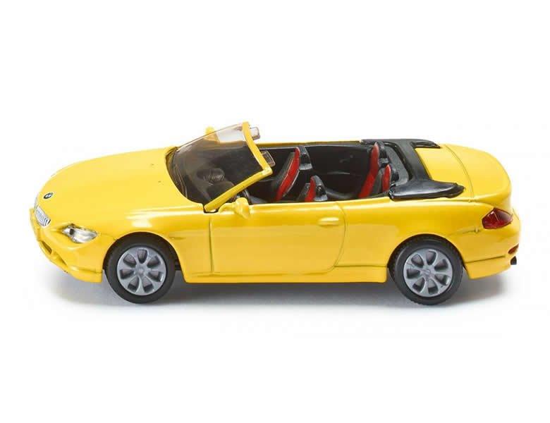 Image of 1007, BMW 645i Cabrio, Metall/Kunststoff, Blau, Spielzeugauto für Kinder, Abnehmbares Verdeck