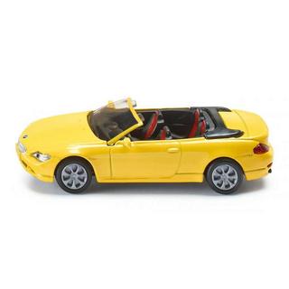 siku  1007, BMW 645i Cabrio, Metall/Kunststoff, Blau, Spielzeugauto für Kinder, Abnehmbares Verdeck 