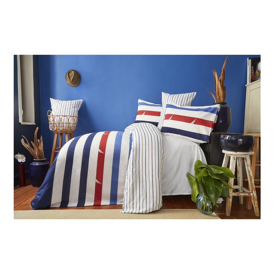 Nautica Finn Gestreiftes Bettwäsche Set  
