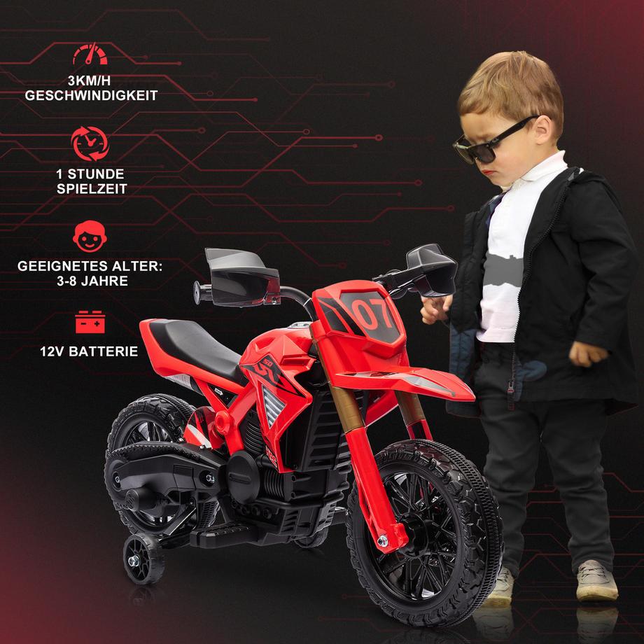 AIYAPLAY  Kinder Elektro-Motorrad 
