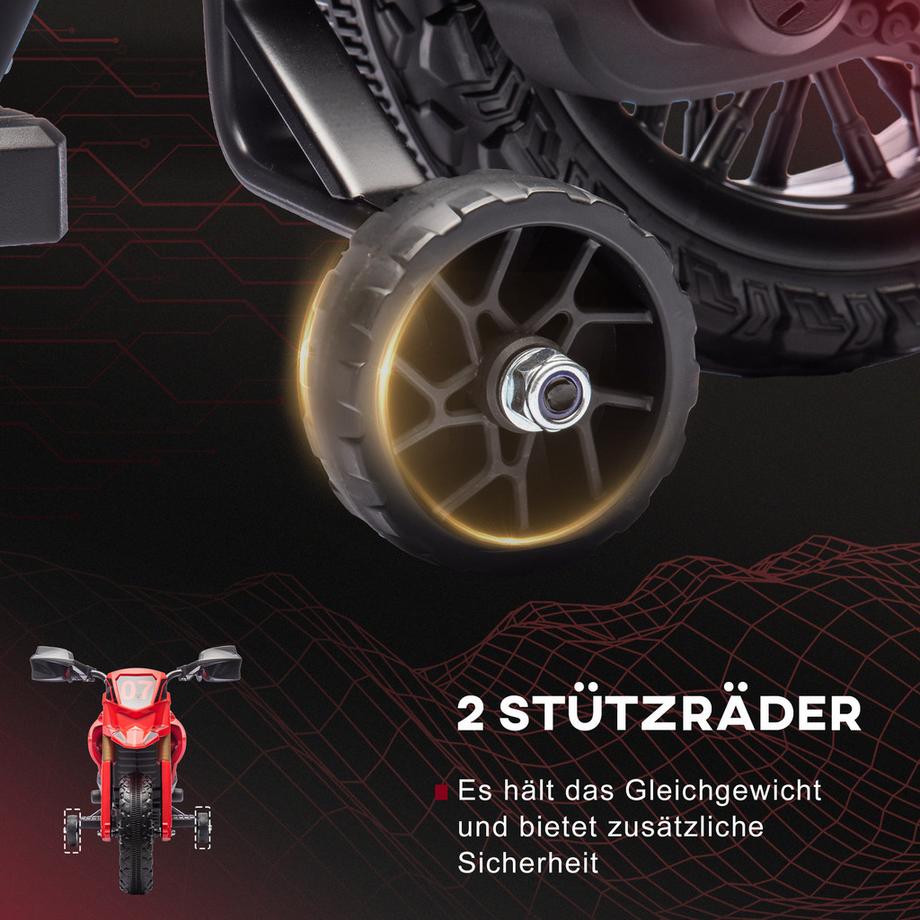 AIYAPLAY  Kinder Elektro-Motorrad 