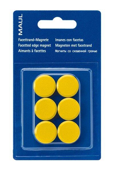 Maul  MAUL Magnete 20mm 6176213 gelb 6 Stück 