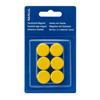 Maul  MAUL Magnete 20mm 6176213 gelb 6 Stück 