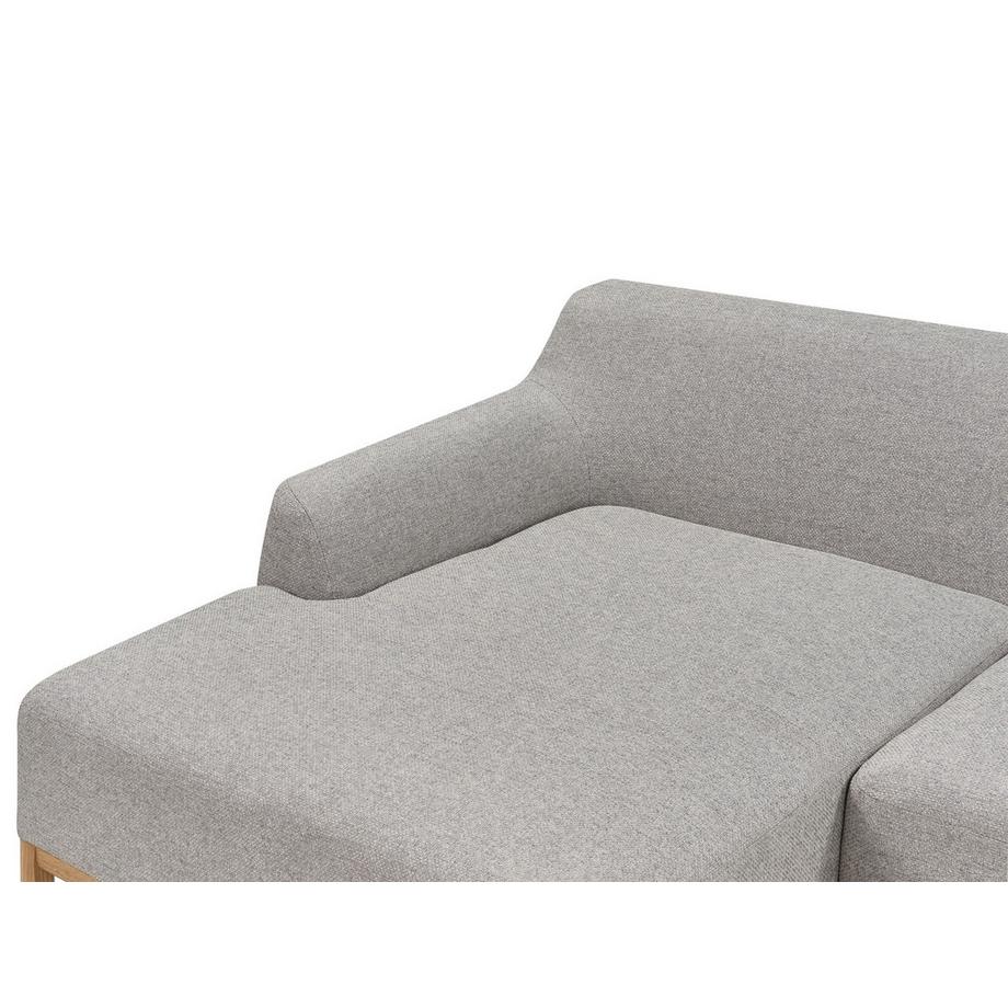Beliani Canapé d'angle côté droit en Tissu  SOSJO  