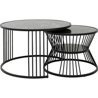 KARE Design Table basse Roma noire (set de 2)  