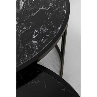 KARE Design Table basse Roma noir (set de 2)  