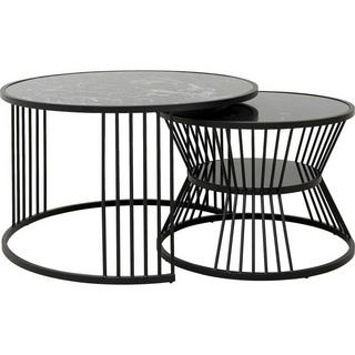KARE Design Table basse Roma noir (set de 2)  