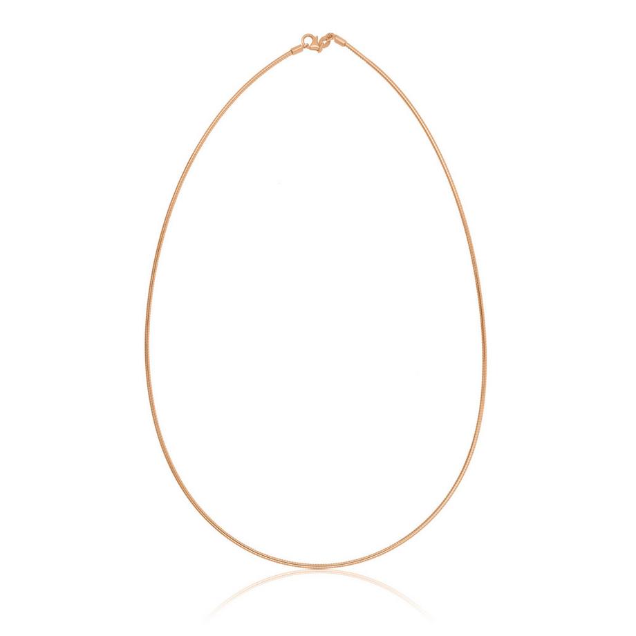 Collier Omega Glied Rotgold 750, 1.4mm, 50cm