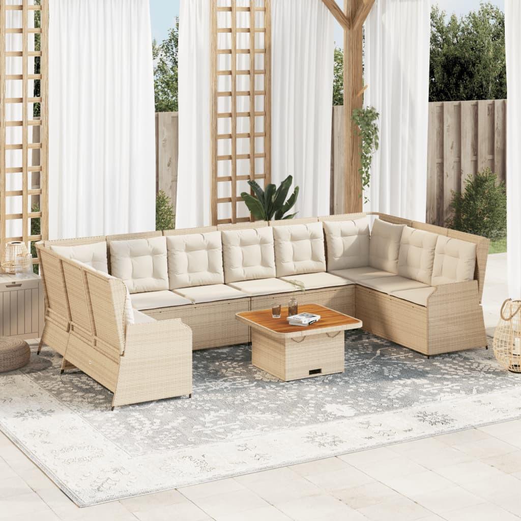 VidaXL Garten-lounge-set poly-rattan  