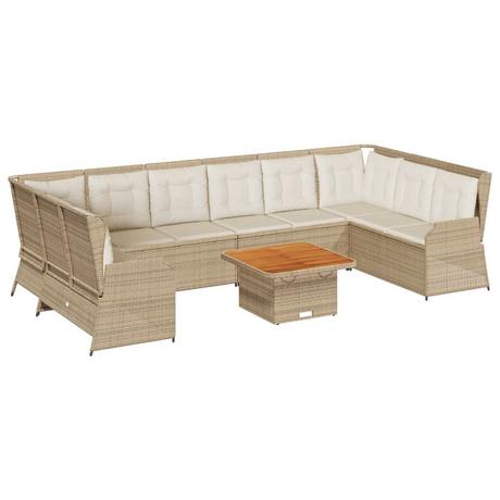 VidaXL Garten-lounge-set poly-rattan  