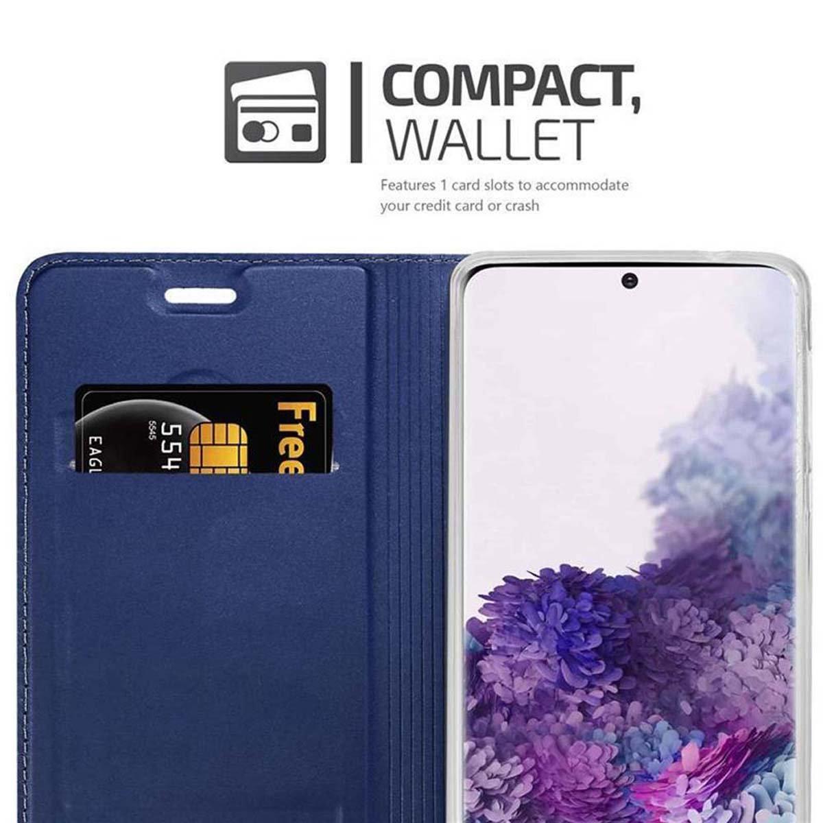 Cadorabo  Housse compatible avec Samsung Galaxy S20 - Coque de protection avec fermeture magnétique, fonction de support et compartiment pour carte 