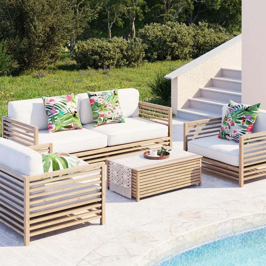 VidaXL cuscino decorativo Tessuto  