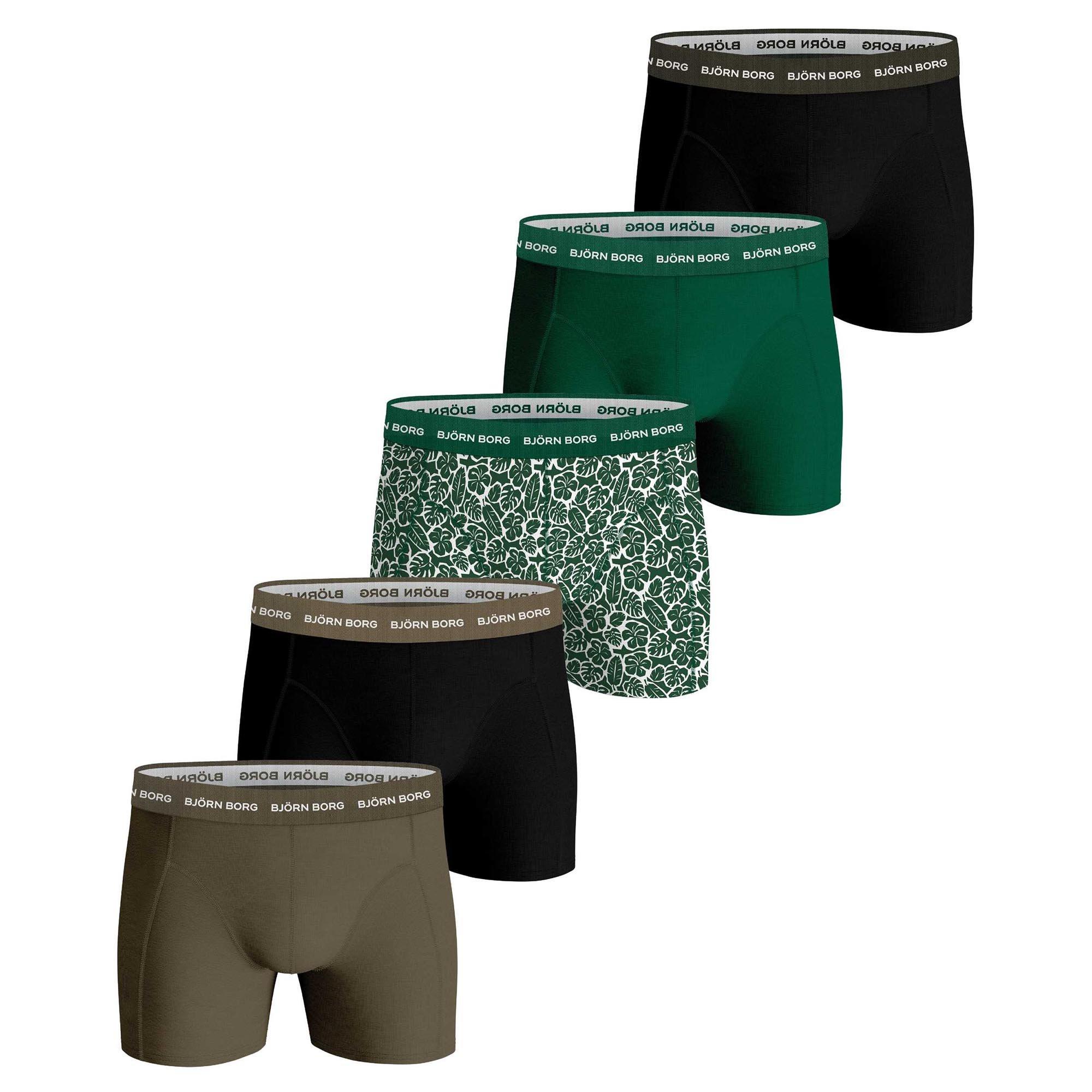 Image of Boxershort Stretch Herren Grün S