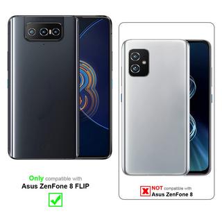 Cadorabo  Hülle für Asus ZenFone 8 FLIP Blumen Design Magnetverschluss 