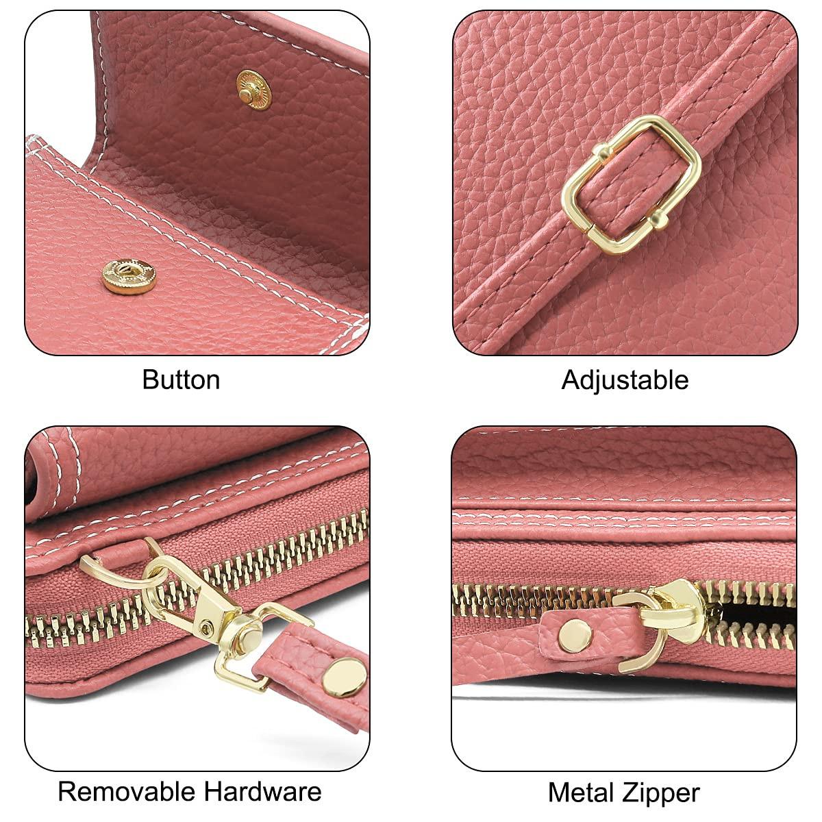 Only-bags.store Handy Umhängetasche mit Geldbörse PU Leder  