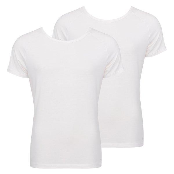 Image of 2er Pack Ever Soft - T-shirt Mit Rundhals Herren Weiss S