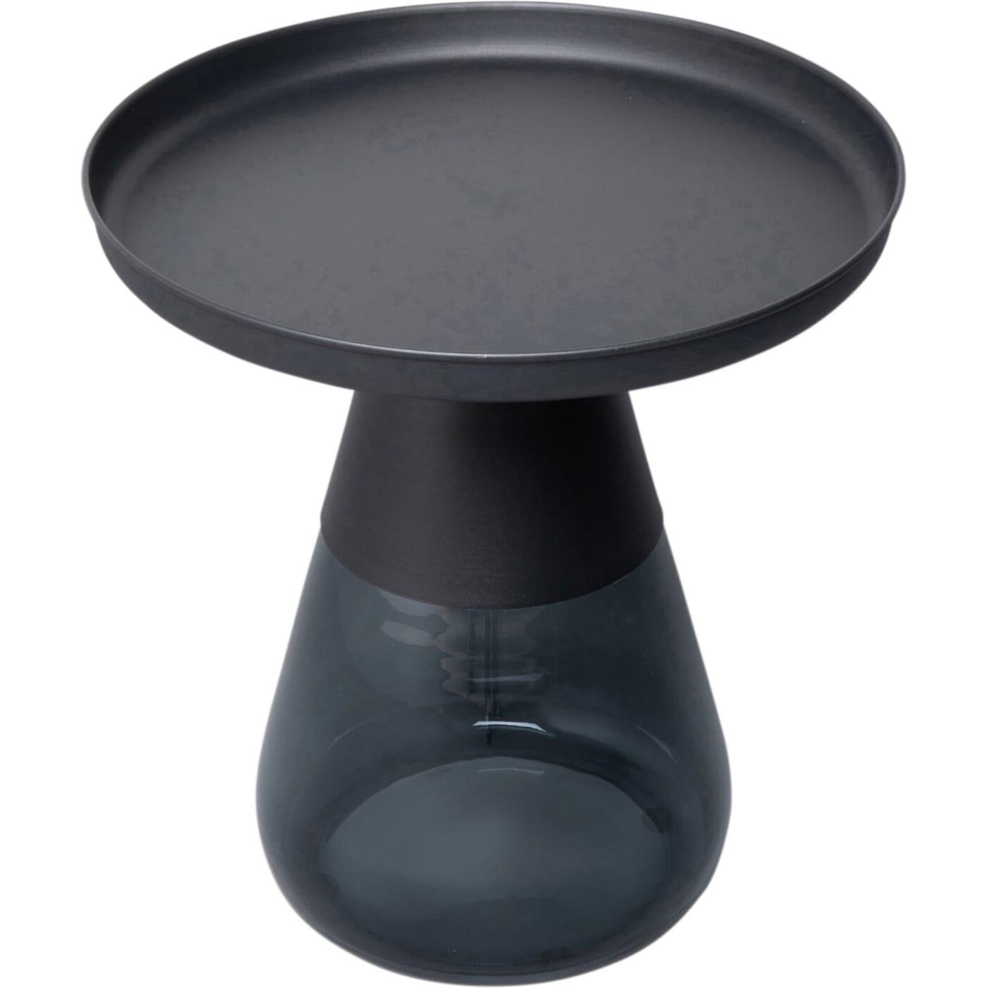 KARE Design Table d&#039;appoint Bottiglia smoke ronde 50  