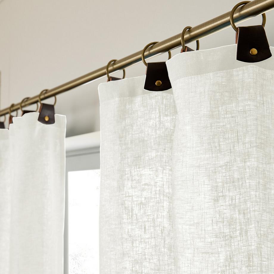 AM.PM  Vorhang Private aus vorgewaschenem Leinen mit Ringen 