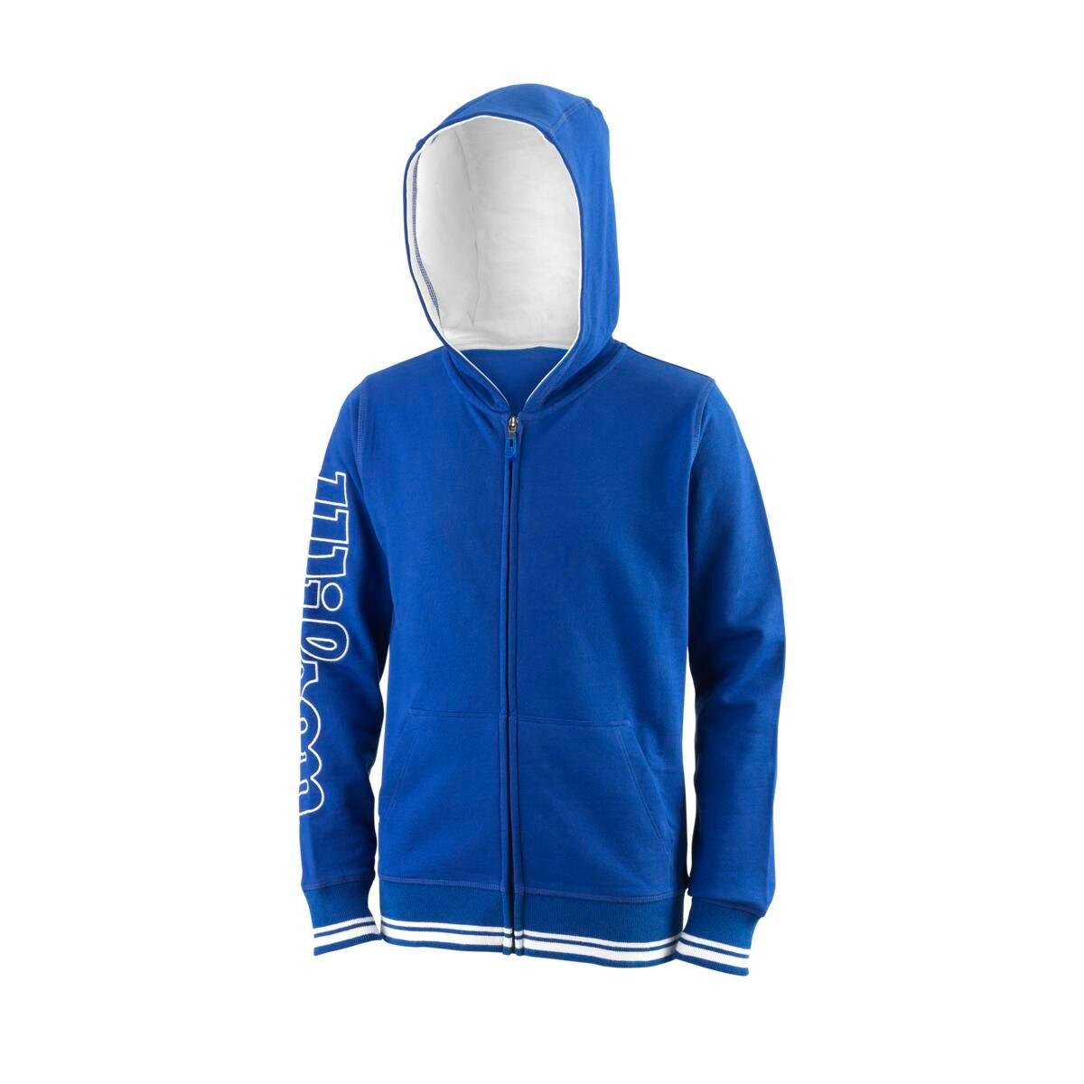 Image of Team Ii Fz Hoodie Jr Königsblau Unisex Blau S