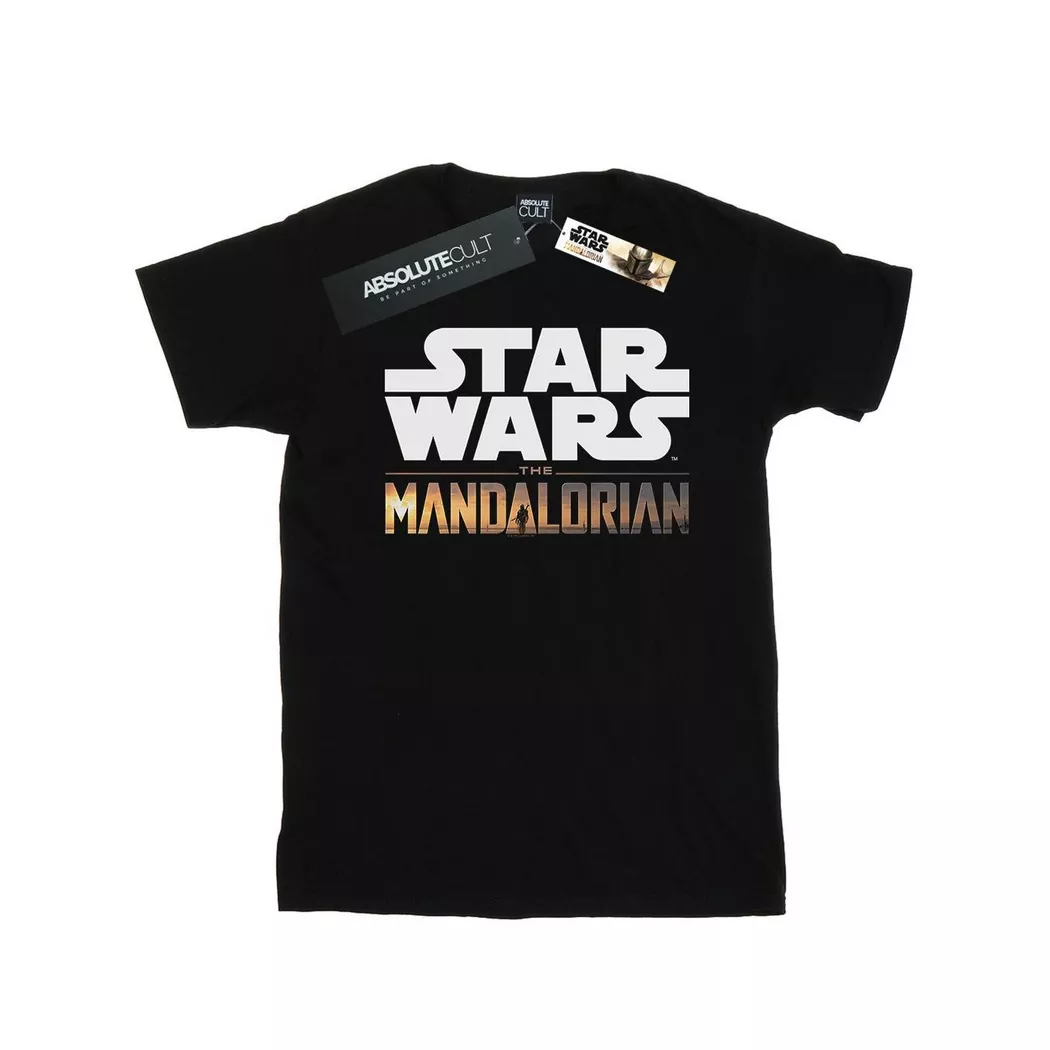 STAR WARS - The Mandalorian TShirt, für Damen, Schwarz, Größe S