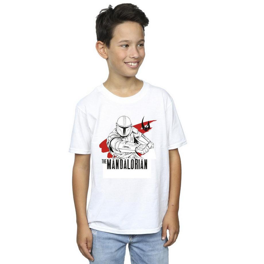 STAR WARS  Tshirt THE MANDALORIAN SHOOTS 
