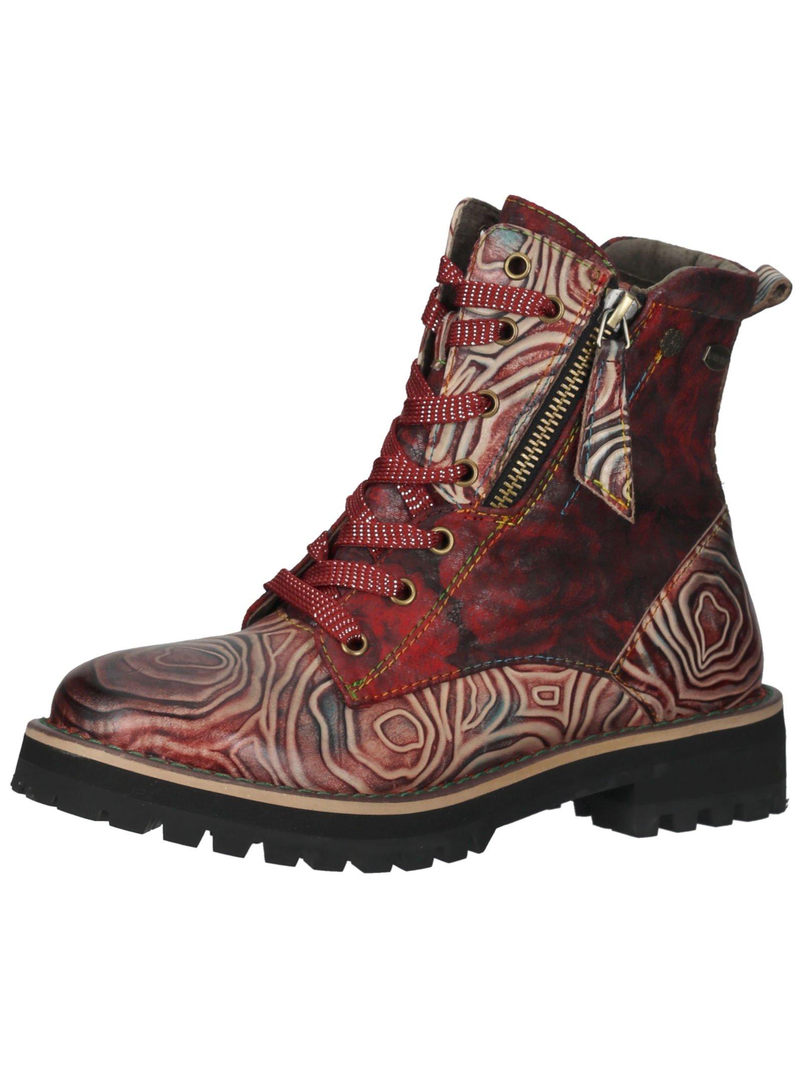 Image of Stiefelette Iacniso 13 Damen Rot Bunt 38