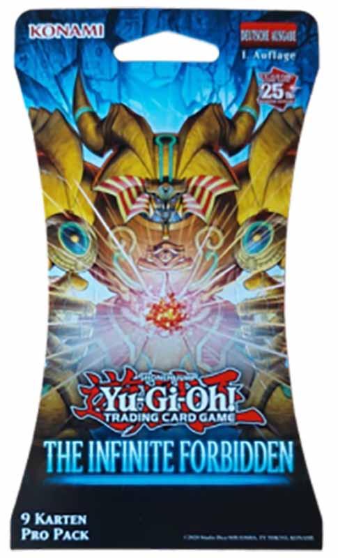 Yu-Gi-Oh!  The Infinite Forbidden Cardboard Blister Pack - 1. Auflage  - DE 