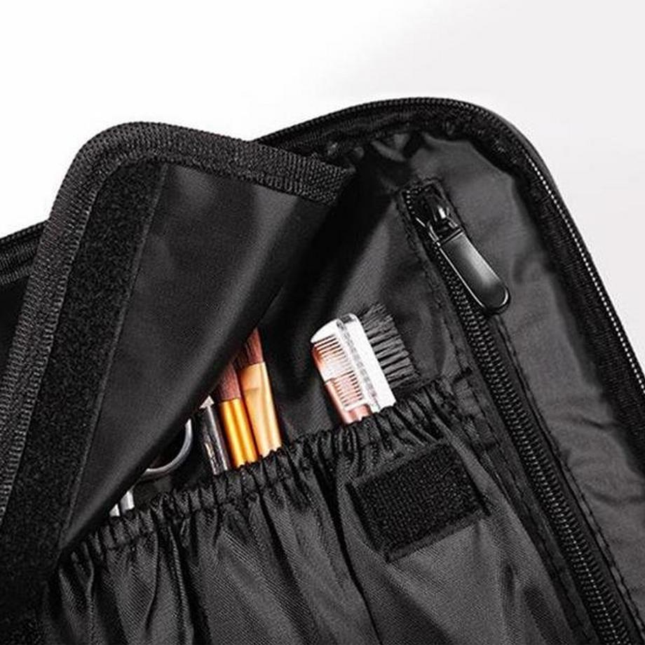 B2X  Praktischer und wasserdichter Kosmetikkoffer - Schwarz 