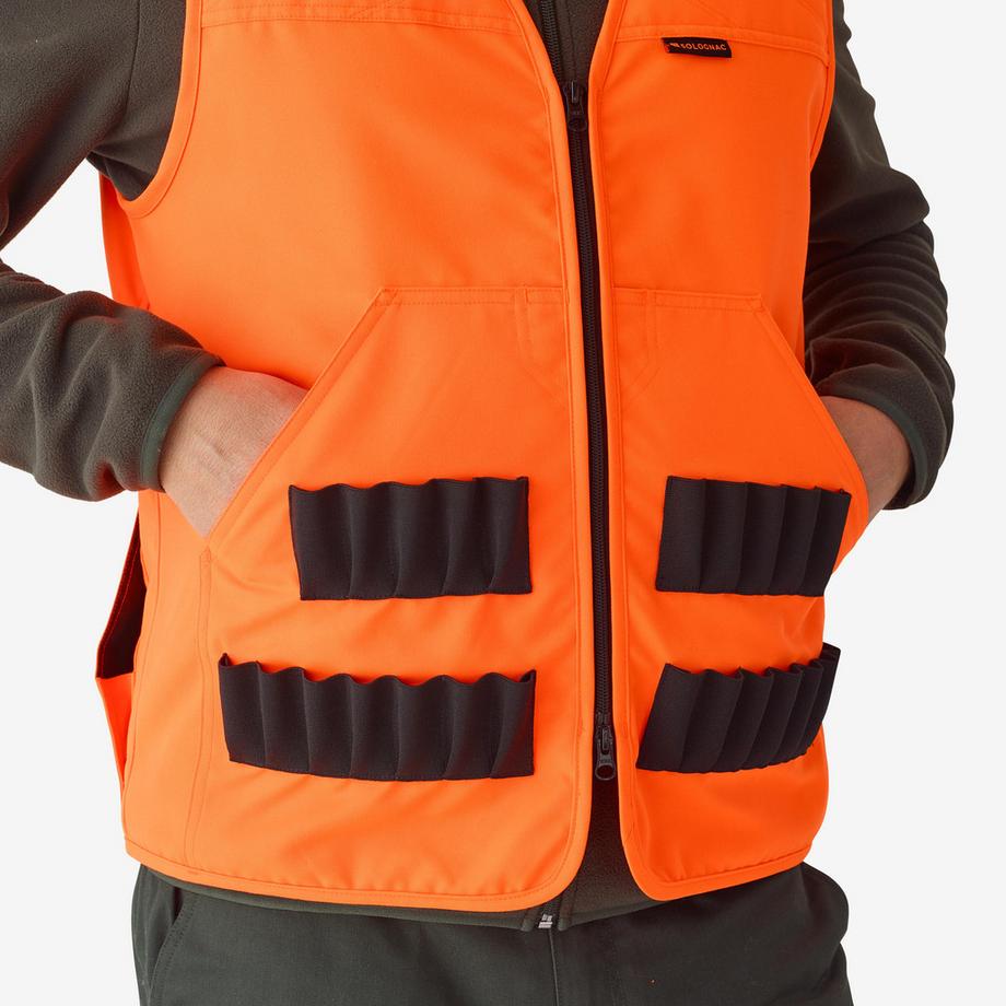 SOLOGNAC  Gilet uomo caccia poliestere 