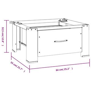 VidaXL Socle pour machine à laver  