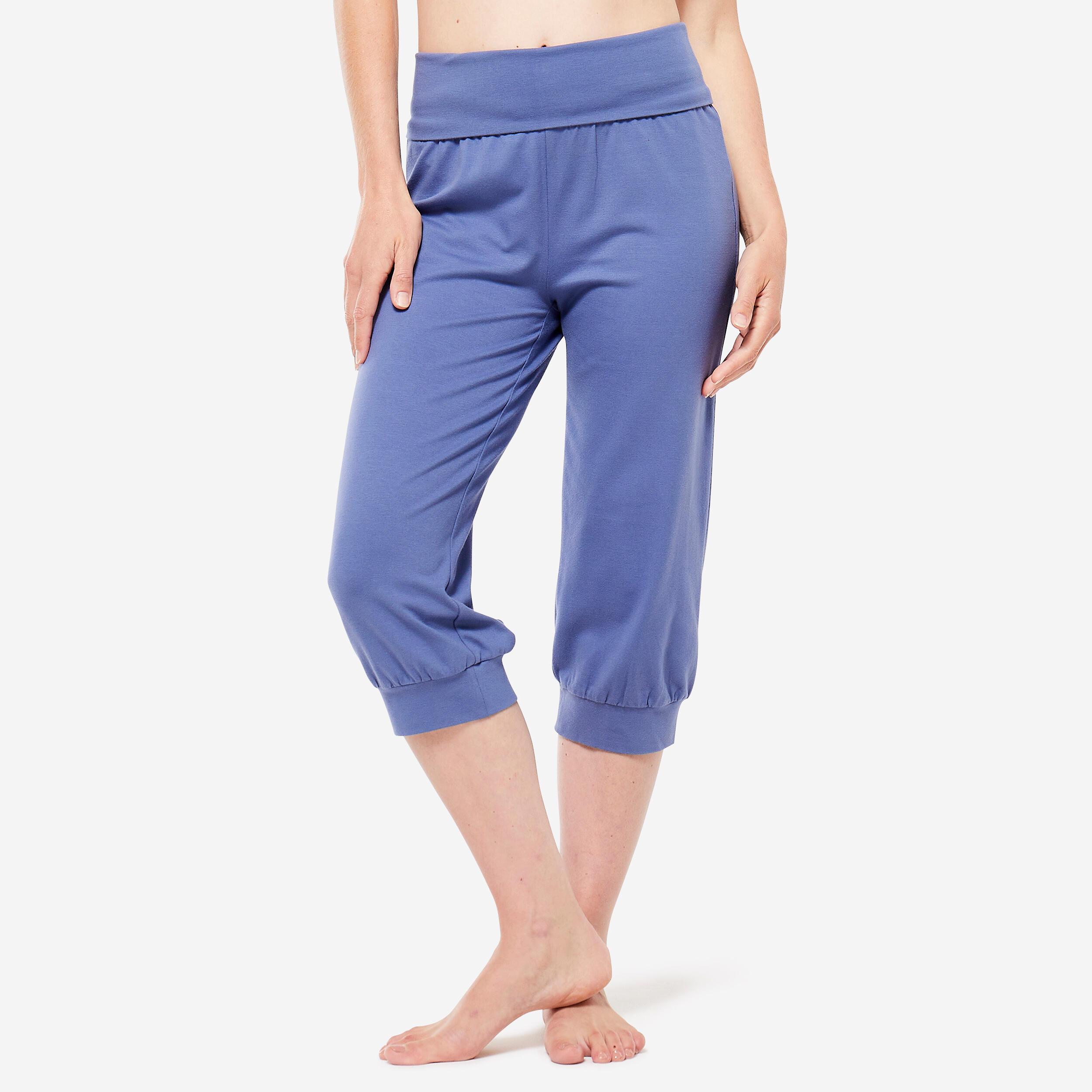 Image of Caprihose - Cardio Damen Blau Bedruckt S