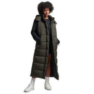 Superdry  gilet trapuntato con cappuccio da ripstop 