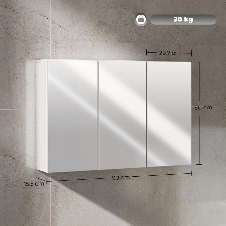 HOMCOM Spiegelschrank  