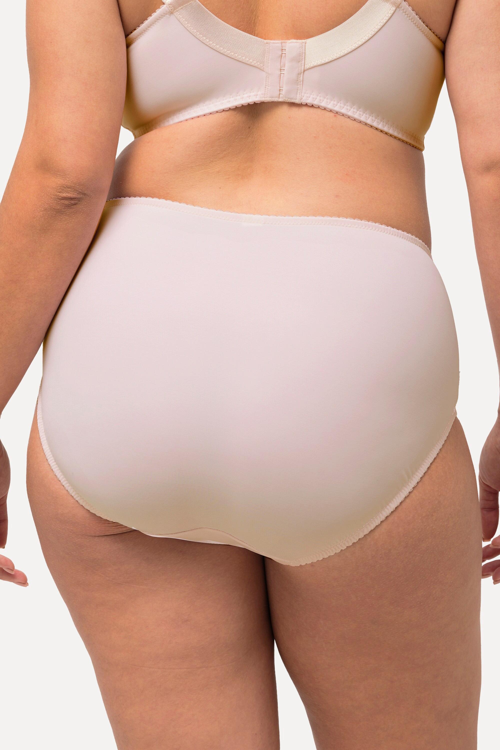 Ulla Popken Slip midi Microfibra pizzo laterale  