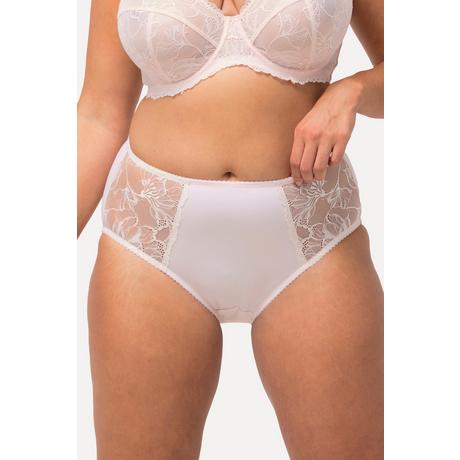 Ulla Popken Slip midi Microfibra pizzo laterale  