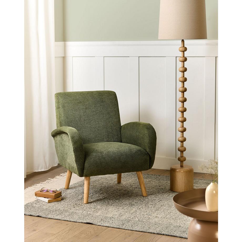 Beliani Sessel aus Stoff Modern PLASSEN  