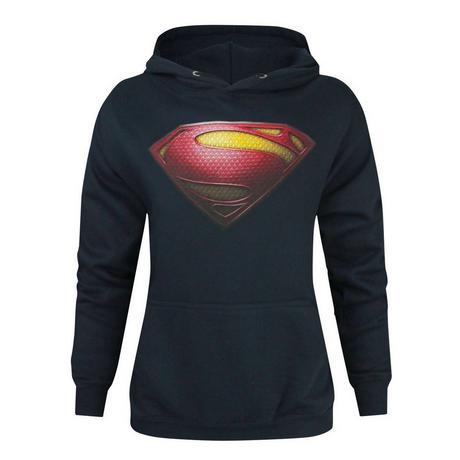 SUPERMAN  Kapuzenpullover mit Man Of Steel Logo 