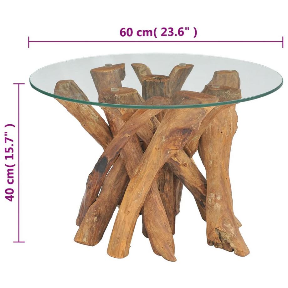 VidaXL Couchtisch teak  