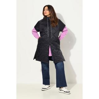 Ulla Popken HYPRAR Gilet Trapuntato Coulisse Cerniera a Doppio Cursore  