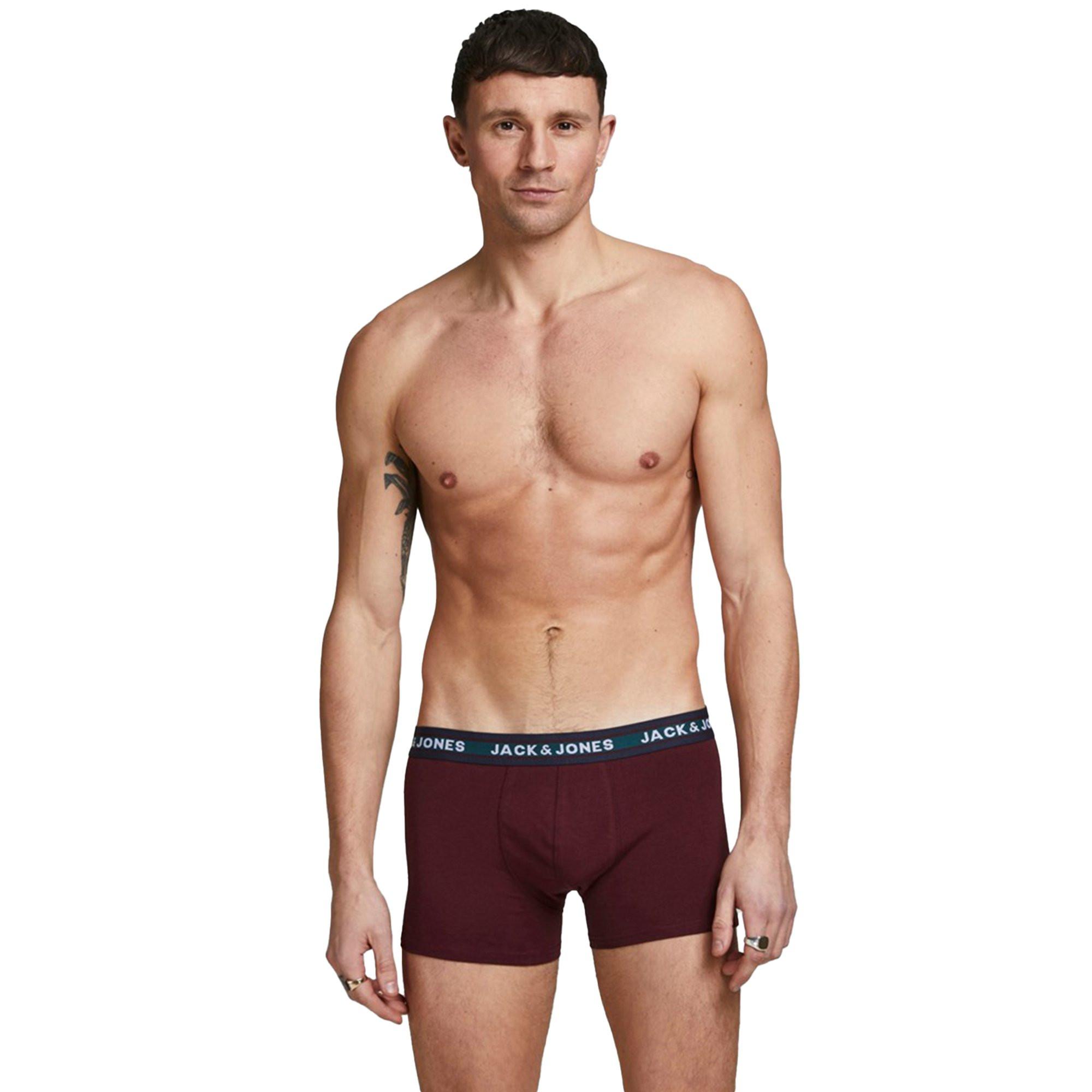 JACK & JONES  Boxer Uomini Confezione da 10 Stretch-JACSOLID 