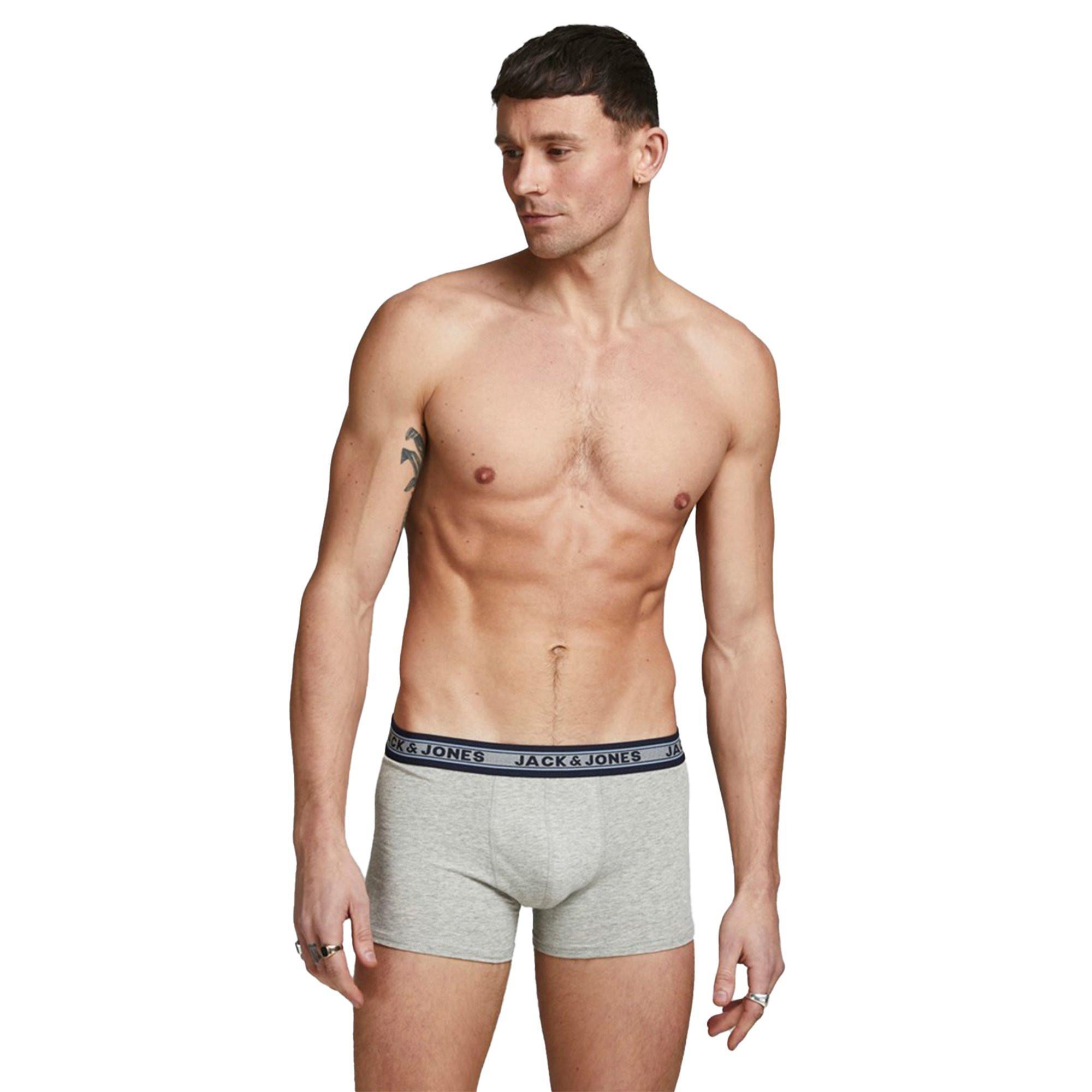 JACK & JONES  Boxer Uomini Confezione da 10 Stretch-JACSOLID 